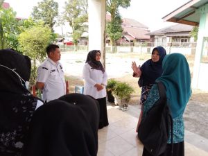 Pj. Ketua TP PKK Kab. Kampar Kunjungi Posyandu Melati, Ricana Hambali : Perkuat Peran Posyandu