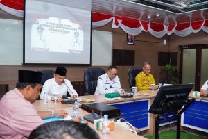 Pj Bupati Kampar Hambali Sambut Langsung Kunker Perdana Pj Gubernur Riau Rahman Hadi.