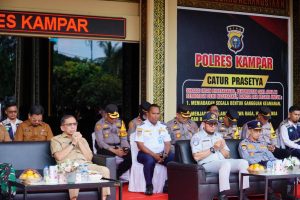 Pj Bupati Kampar Hambali Diwakili Asisten III Azwan Ikuti Apel Operasi Lancang Kuning 2024