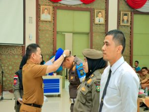 Pj Bupati Kampar Hambali Buka Secara Resmi Kegiatan Peningkatan Kompetensi Bagi Anggota Satuan Polisi Pamong Praja (Satpol PP) Kabupaten Kampar