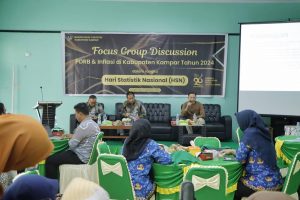 Kepala BPS Kabupaten Kampar Buka Secara Resmi FGD PDRB dan Inflasi Dalam Rangka Hari Statistik Nasional 2024