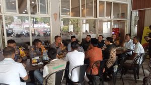 Evaluasi Tahapan Pelaksanaan Kampanye Pilkada Kampar, Polres Kampar Gelar Coffee Morning Bersama Tim Paslon dan Penyelenggara