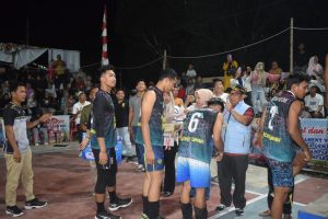 Ketua BAPEMPERDA DPRD Kampar  Habiburrahman, S. Ag., M. PD Resmi Menutup Open Turnamen Vollyball GELORA 45 CUP 1