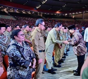 Dibuka Presiden Prabowo Subianto, PJ Bupati Kampar Ikuti Rakornas Penyelenggaraan Pemerintahan Daerah Tahun 2024.