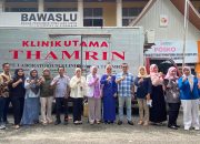 Deteksi Dini Kesehatan, Tim Laboratorium Klinik Thamrin Pekanbaru Cek MCU Pimpinan dan Staf Bawaslu Kampar