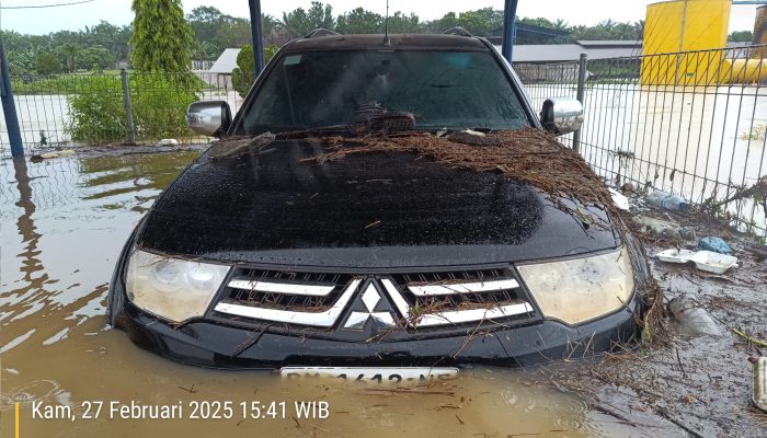 PT. Riau Kampar Sahabat Sejati Dilanda Banjir, Aktifitas Produksi Terhenti   