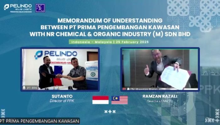 PT PRIMA PENGEMBANGAN KAWASAN TANDATANGANI MOU DENGAN NR CHEMICAL DAN ORGANIC INDUSTRY (M) SDN BHD MALAYSIA