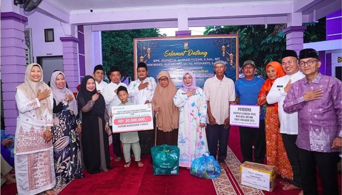 Wabup Gelar Safari Ramadhan di Desa Karya Indah Tapung