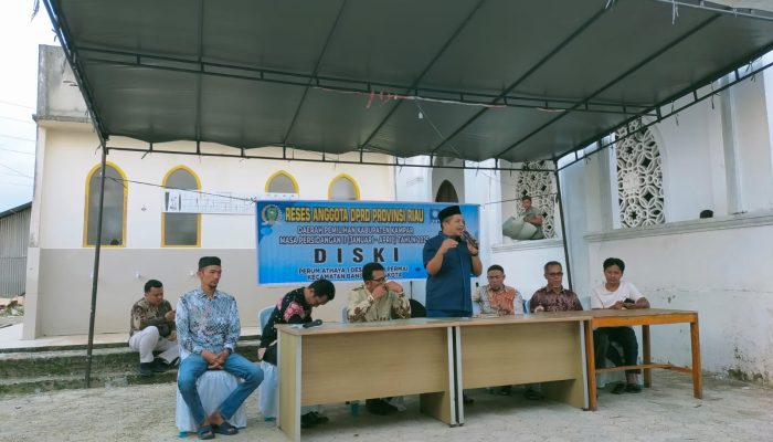 Reses Anggota DPRD Riau Diski di Perum Athaya 1 Desa Ridan Permai Bangkinang Kota