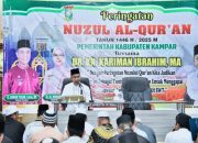 Bupati Kampar Bersama Masyarakat Peringati Nuzul Qur’an Bertepatan Malam 17 Ramadhan 1446 H