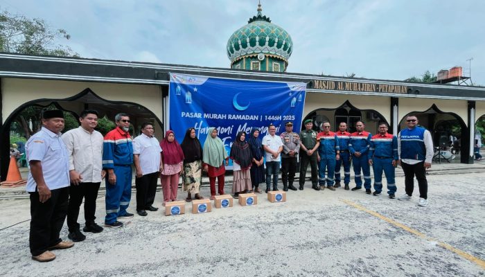 Pasar Murah Pertamina Hulu Rokan Disambut Antusias Warga Petapahan