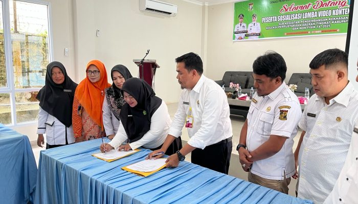 Lewat MoU dengan Dispersip, GOW Kampar Gencarkan Gerakan Literasi
