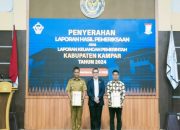 Bupati Kampar Ahmad Yuzar Terima Opini WTP Ke-9 Kali Berturut-turut Dari BPK RI Perwakilan Provinsi Riau.
