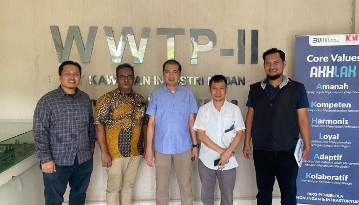 PT Prima Pengembangan Kawasan Kunjungi Fasilitas Prototipe NRCO di KIM, Bahas Implementasi Teknologi WWTP di Kuala Tanjung