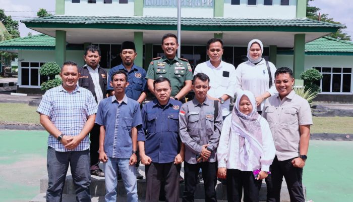 Perkuat Kemitraan, Dandim 0313/KPR Terima Silaturrahmi dan Audiensi PWI Kampar