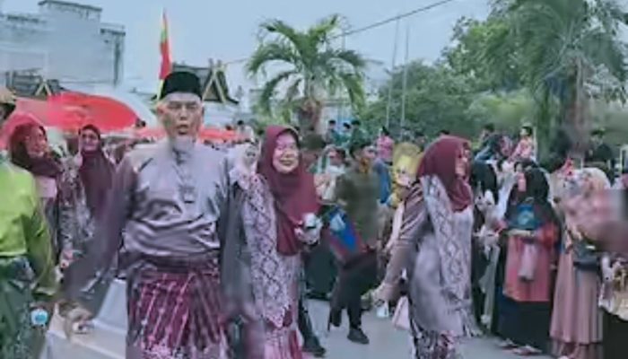 Walikota Dumai dan Pejabat Ikut Pawali Ta’aruf MTQ XLIII Riau 2025 di Bengkalis