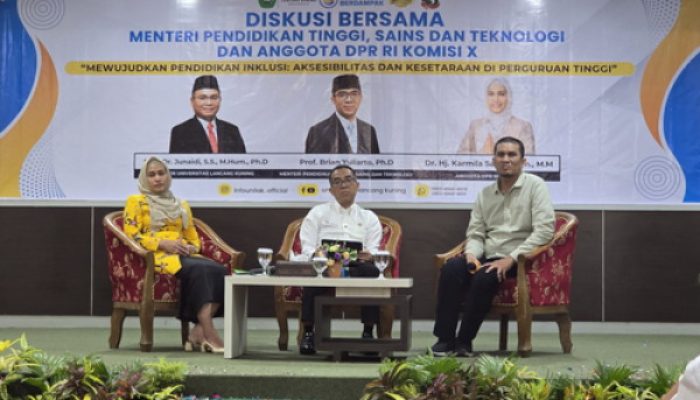 Anggota DPR RI Karmila Sari dan Mendiktisaintek Prof Brian Perjuangkan Hak Disabilitas di Perguruan Tinggi