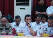 Bupati Kampar Hadiri Rakor Terkait Pengendalian Kebakaran Hutan dan Lahan di Provinsi Riau.
