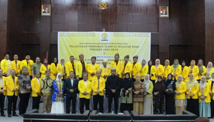ILUNI UI Wilayah Riau Sukses Gelar Seminar Nasional dan Lantik Pengurus Periode 2025-2028