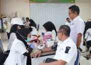 Plt. Direktur RSUD Bangkinang Ajak Pegawai Donor Darah di Momen HUT RI ke-80