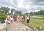 Kunjungi Yonif 132 BS, Wabup Kampar Puji Program Ketahanan Pangan Kolam Ikan Patin