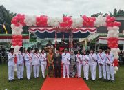 Desa Tanjung Belit Gelar Upacara HUT RI ke-80 dengan Khidmat, Ketua Bapemperda DPRD Kampar Bacakan Teks Proklamasi kemerdekaan RI Penuh Semangat