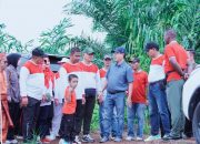 Bupati Kampar Ahmad Yuzar dan Walikota Payakumbuh Lakukan Penanaman Jagung di Pandau Jaya.