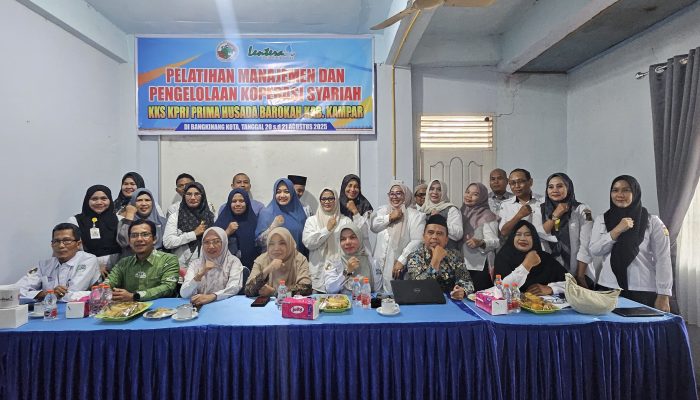 Lentera Institute Pekanbaru Gelar Pelatihan Manajemen dan Pengelolaan Koperasi Syariah di Kabupaten Kampar