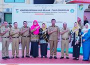 Bupati Kampar Ahmad Yuzar Tandatangani Komitmen Bersama Wajib Belajar 1 Tahun Prasekolah
