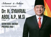Kota Pekanbaru Hujan Jelang Pelantikan Sekdaprov Riau H Syahrial