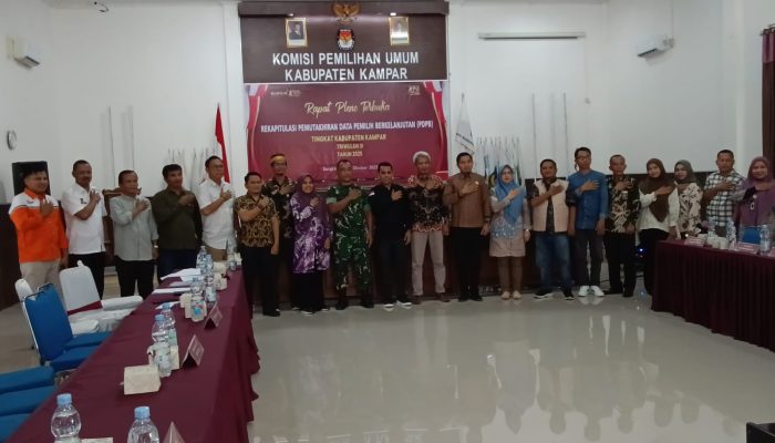 RPT Rekapitulasi DPB Triwulan IIi Tahun 2025 Lancar, Ini Penjelasan Ketua KPU Kampar
