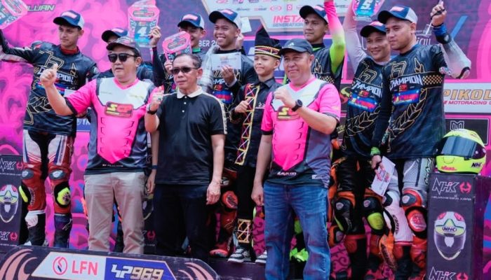 Bupati diwakili Asisten III Setda Kampar Bersama Dika Aura Farming Hadiri Sumatera Cup Prix 2025 di Bangkinang