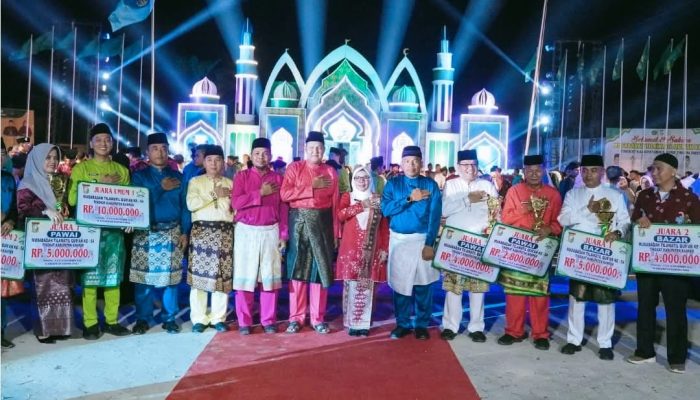 Wakil Bupati Kampar Misharti Resmi Tutup MTQ ke-54 Kabupaten Kampar