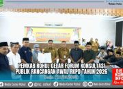 Pemkab Rohul Gelar Forum Konsultasi Publik Rancangan Awal RKPD Tahun 2026