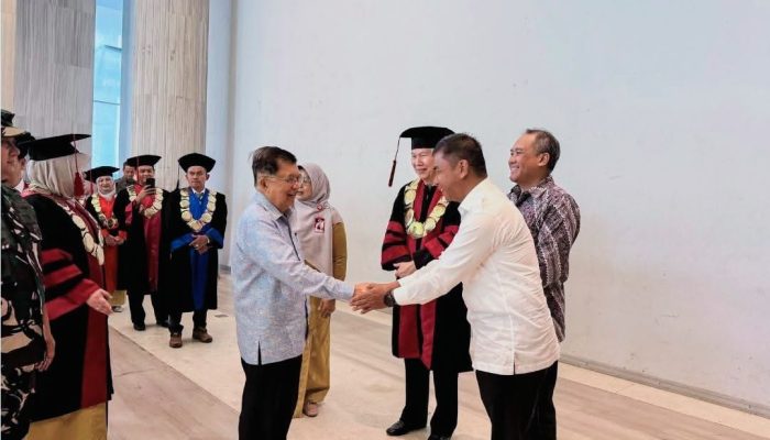 Wapres ke-10 dan 12 RI Hadiri Sidang Senat Terbuka Dalam Rangka Dies Natalis IX dan Wisuda oleh Universitas Pahlawan Tuanku Tambusai Bangkinang