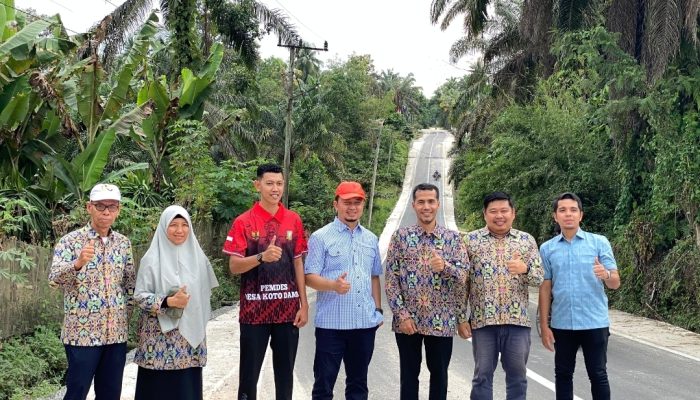Syahrul Aidi Tinjau Pembangunan Jalan Koto Damai-Suka Menanti yang Berasal dari Inpres 2025