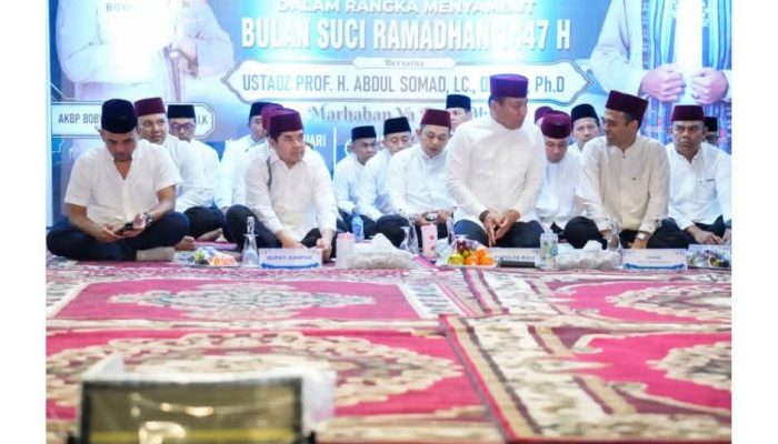 Tabligh Akbar di Polres Kampar Pj Sekda Kampar Ardi Mardiansyah Hadiri Bersama Kapolda Riau dan Ustadz Abdul Somad