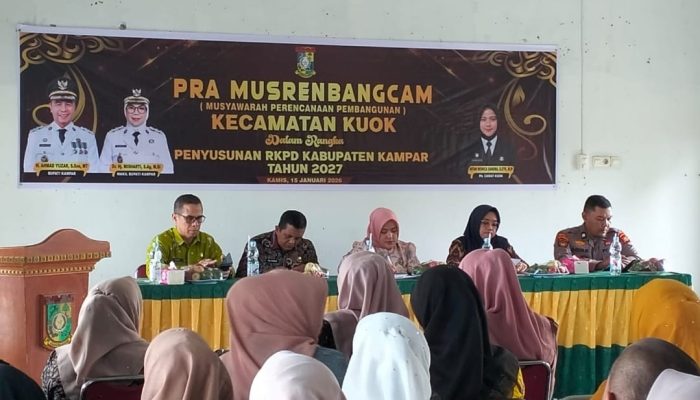 Disdikpora Kampar Perkuat Komitmen Pendidikan Merata Lewat Pra Musrenbangcam Kuok