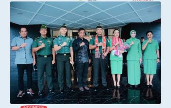 Bupati Kampar Ahmad Yuzar Beserta Jajaran Sambut Kunker Danrem 031/WB di Balai Bupati