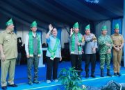 Bupati Kampar Ahmad Yuzar Bersama Kapolri Resmikan Jembatan Merah Putih di Desa Gobah Kecamatan Tambang