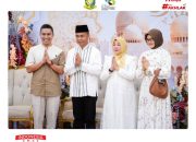 Bupati Kampar Ahmad Yuzar dan Keluarga Sambut Hangat Tamu Silaturahmi Idul Fitri 1447 H