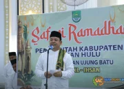 Safari Ramadan Pemkab Rohul di Ujung Batu, Wabup Ajak Masyarakat Bangun Daerah dengan Semangat Kebersamaan