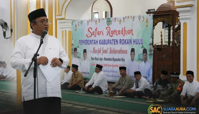 Safari Ramadan Rohul Sampai Ke Muara Jaya, Sekda Zaki Serap Aspirasi Warga Kepenuhan Hulu