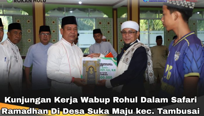 Safari Ramadhan 1447 H, Wabup Syafaruddin Poti : Momen Pererat Silaturahmi dan Salurkan Bantuan Ramadhan