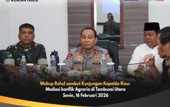 Wabup Rohul Sambut Kapolda Riau, Mediasi Konflik Lahan 11.600 Hektare di Tambusai Utara (2)