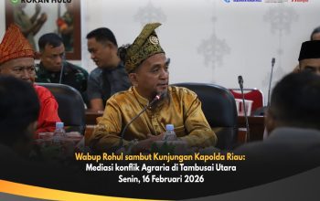 Wabup Rohul Sambut Kapolda Riau, Mediasi Konflik Lahan 11.600 Hektare di Tambusai Utara (3) Wabup Rohul Sambut Kapolda Riau, Mediasi Konflik Lahan 11.600 Hektare di Tambusai Utara (3)