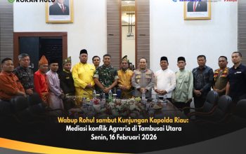 Wabup Rohul Sambut Kapolda Riau, Mediasi Konflik Lahan 11.600 Hektare di Tambusai Utara (4) Wabup Rohul Sambut Kapolda Riau, Mediasi Konflik Lahan 11.600 Hektare di Tambusai Utara (4)