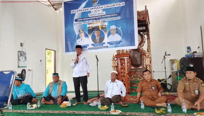 Harapan dan Doa Iringi Pelepasan Jamaah Haji dari Hulu Sungai Kampar