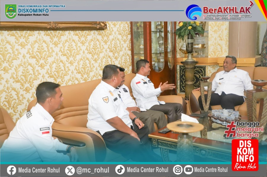 APDESI Rohul Lakukan Silaturahmi Perdana dengan Bupati Anton, Bahas Sinergi Pembangunan Desa