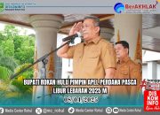 Bupati Rohul Pimpin Apel Perdana Pasca Idul Fitri 1446H, Tekankan Disiplin ASN